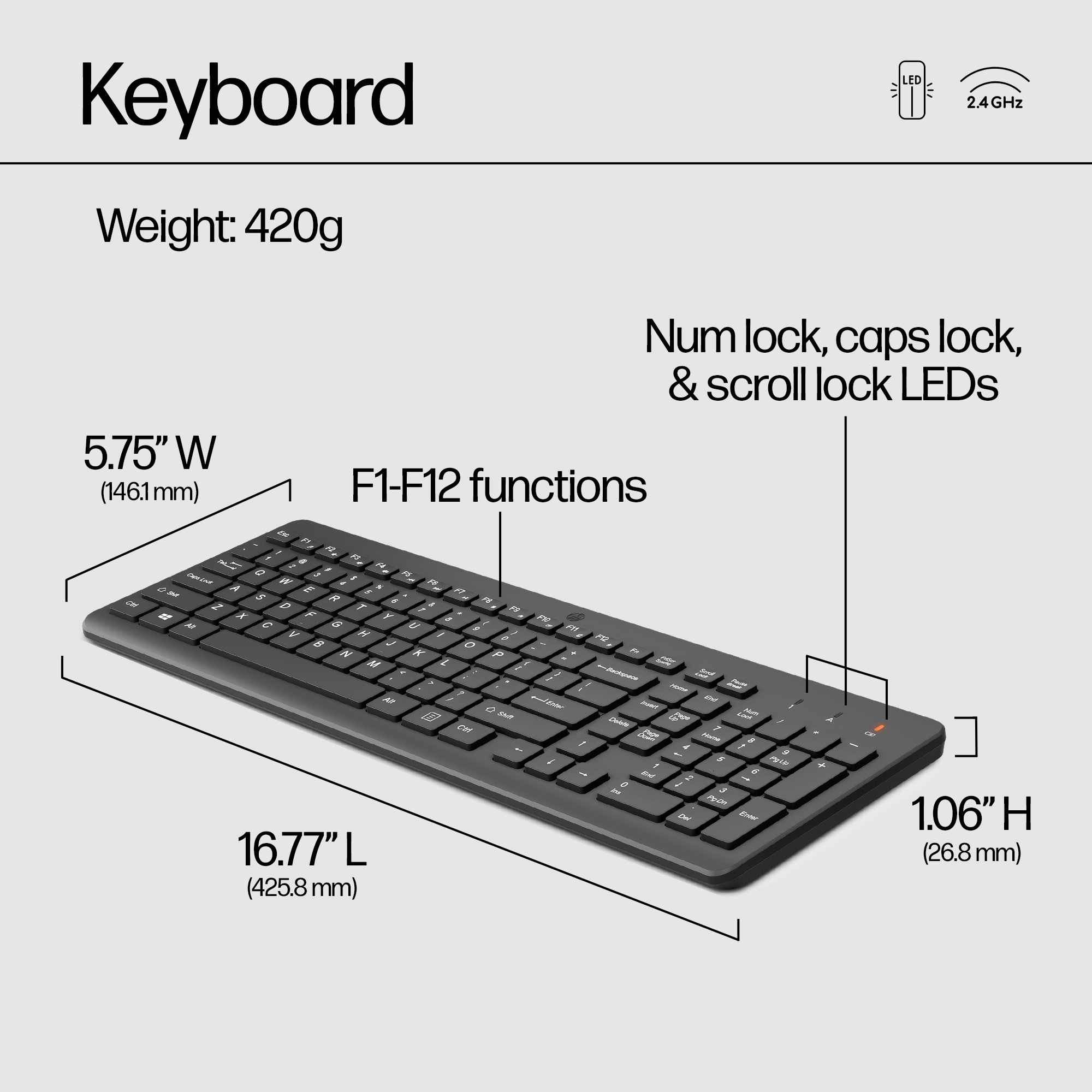 HP 330 Wireless Mouse and Keyboard Combo HP 330 Wireless Mouse and Keyboard Combo